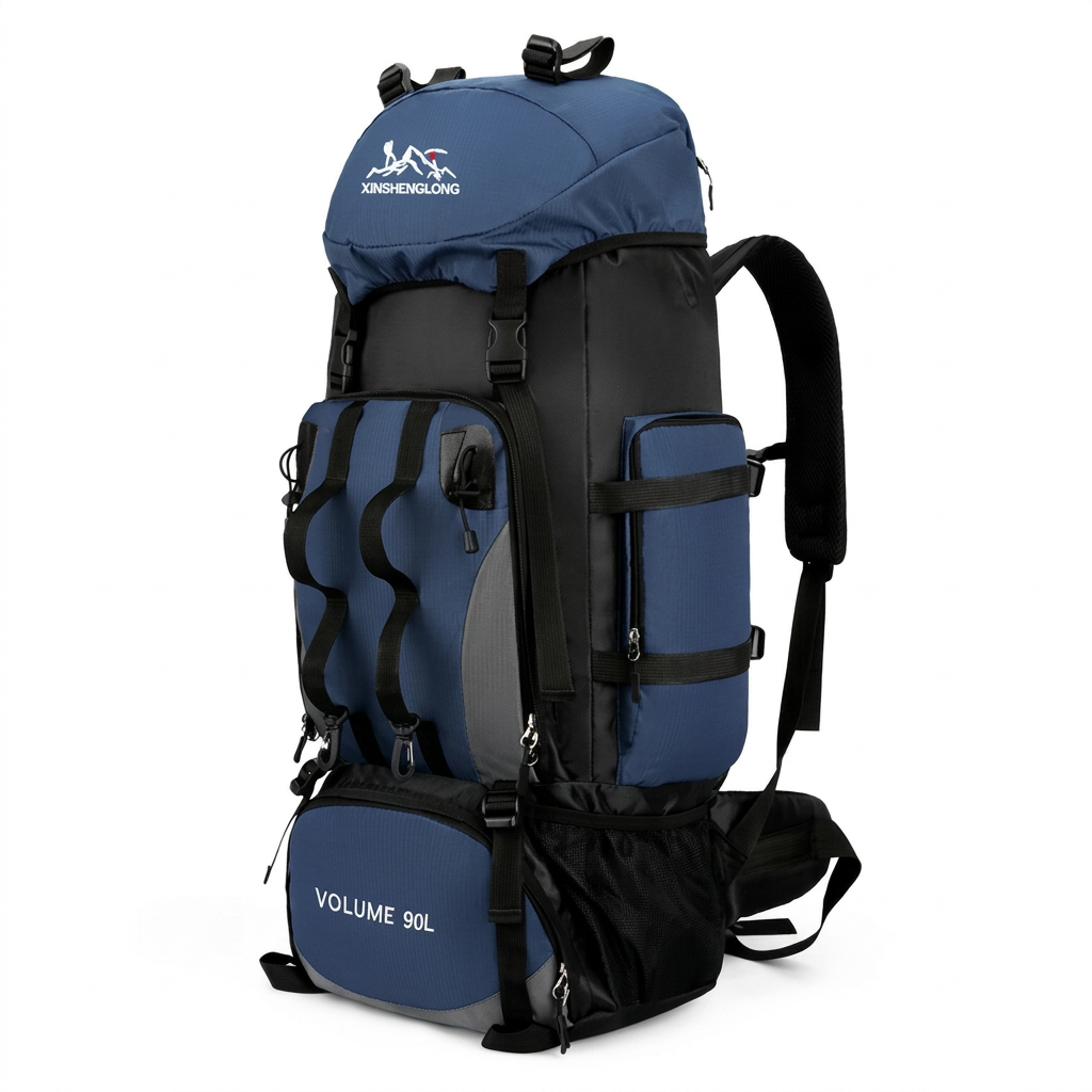 Sac à dos randonnée 90L – coloris Vert Militaire – imperméable grande capacité
