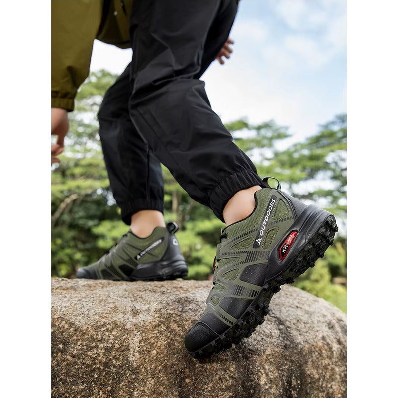 Chaussures trekking ultra-légères – coloris Camouflage Vert – outdoor unisexe