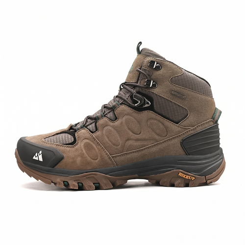 Boots de randonnée montantes – coloris Gris – impérméables chaudes antidérapantes