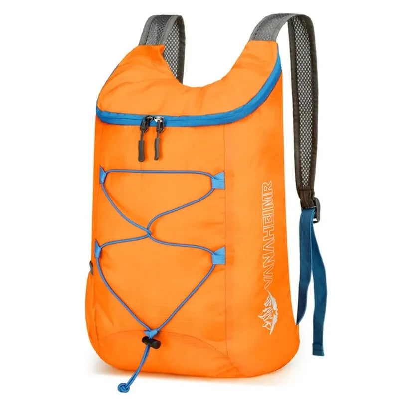 Sac à dos pliable 20L – vue intérieure organisée – compartiment principal