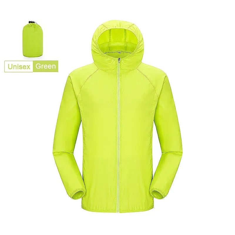 Veste randonnée – coloris Gris – impérméable coupe-vent unisexe