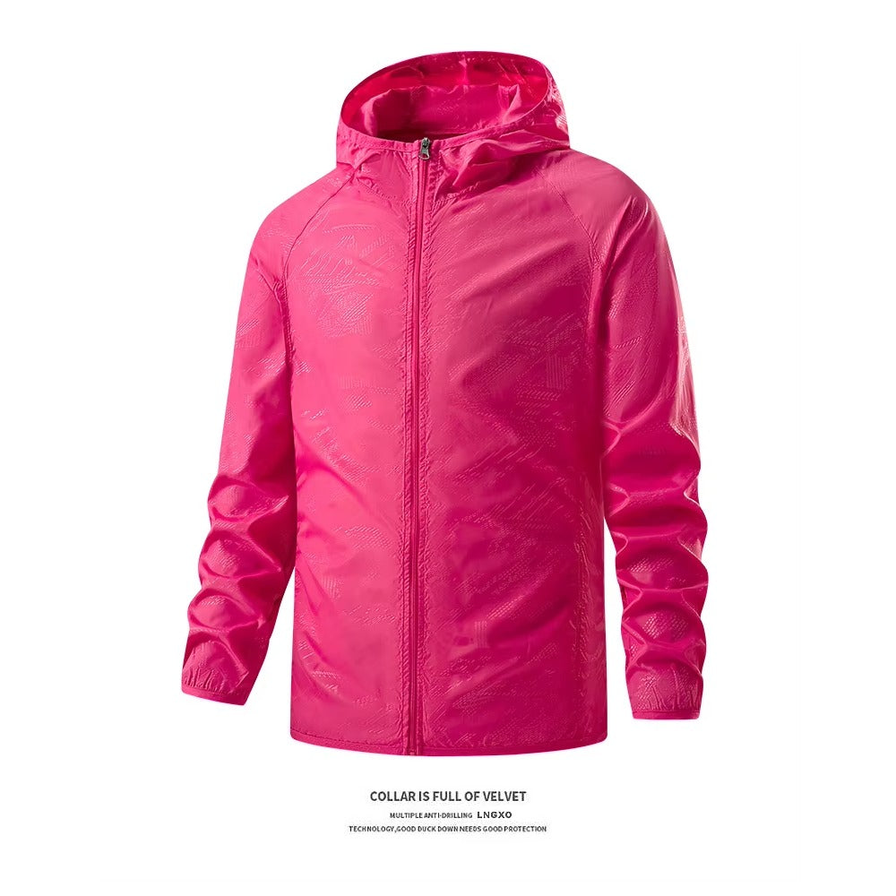 Veste randonnée anti-UV – coloris Rose – légère et respirante